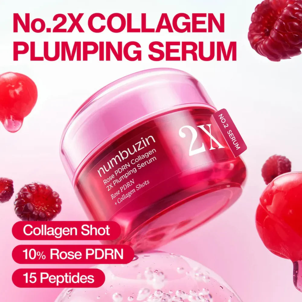 numbuzin No.2 Rose Pdrn Collágeno 2x Plumping Serum 30 ml