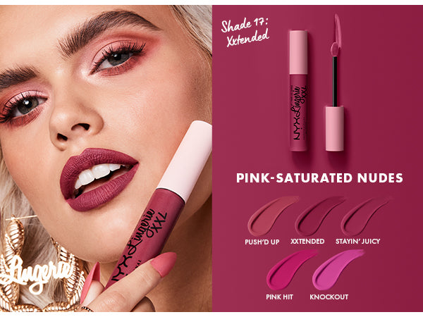 NYX Professional Makeup Lip Lingerie XXL Smooth Matte Liquid Lipstick - 16hr Longwear