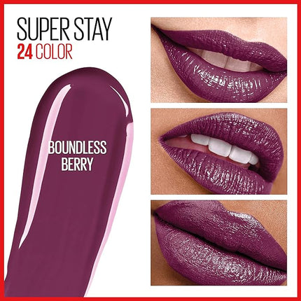 Maybelline SuperStay 24 - Pintalabios líquido de larga duración y bálsamo de labios.