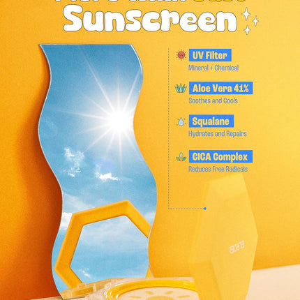 ELROEL Pang Pang Big Sun Cushion Plus - Protector solar de amplio espectro SPF50+ PA++++
