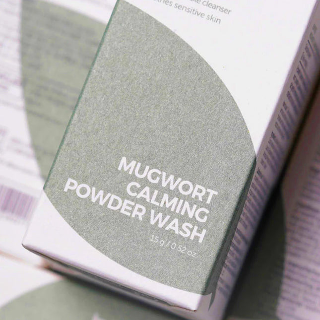 Isntree Limpiador facial -Mugwort Calming Powder Wash 15g