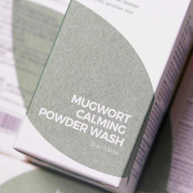 Isntree Limpiador facial -Mugwort Calming Powder Wash 15g