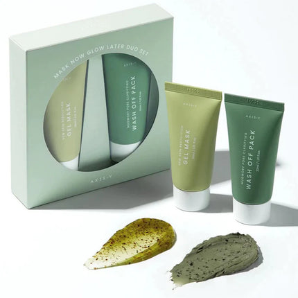 Axis-Y Mask Now Glow Later Duo Set ( Mugwort Pore Clarifying (30ml) + New Skin Resolution Gel(30ml)