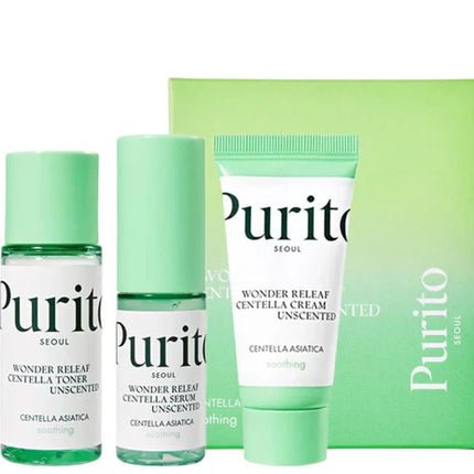 Purito Wonder Releaf Centella Mini Kit Unscented