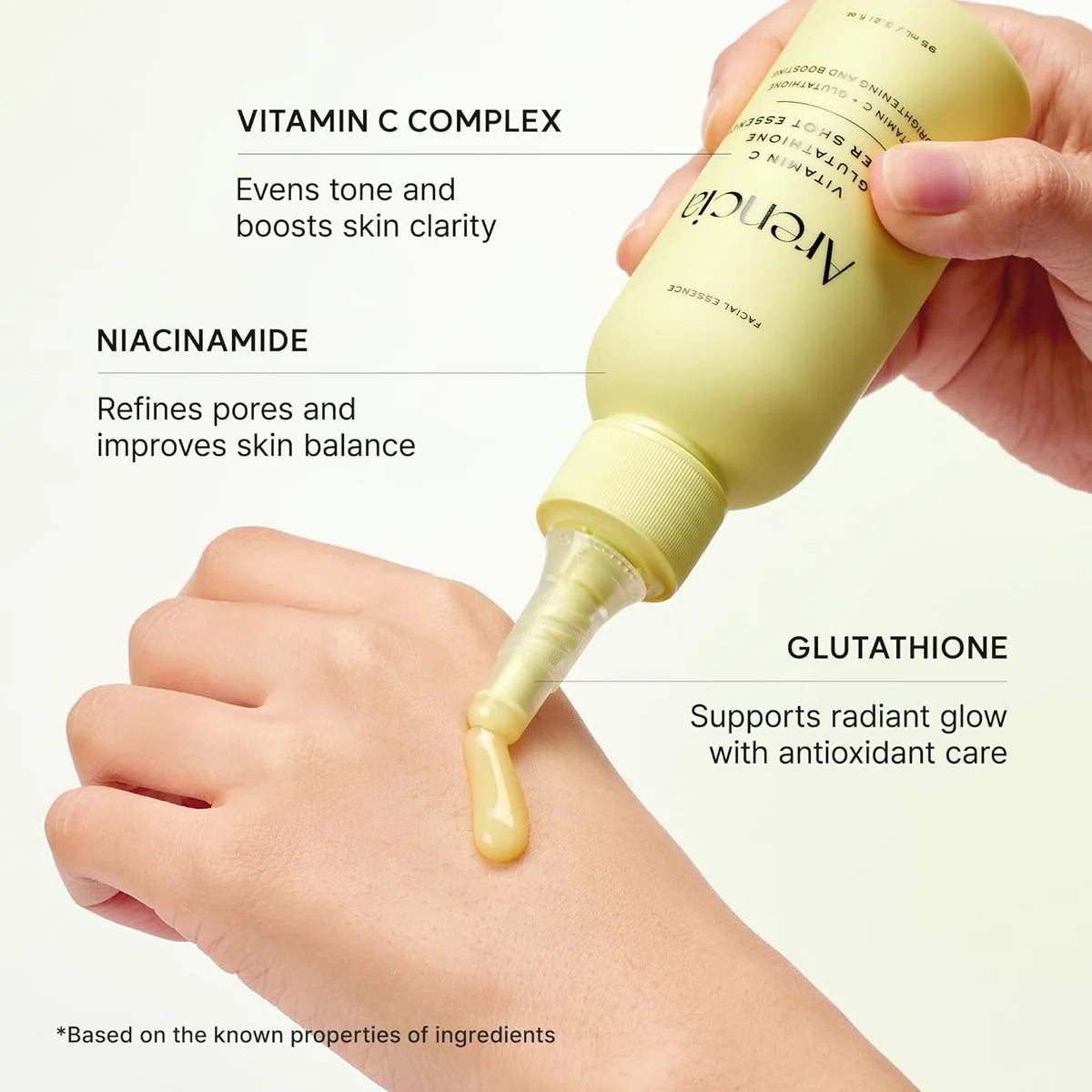 Arencia Vitamin C Glutathione Booster Shot Essence – Esencia Iluminadora 95 ml