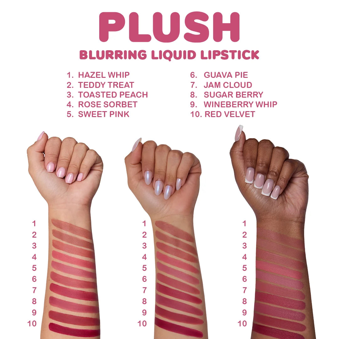 Beauty Creations Plush Blurring Liquid Lipstick – Labial Líquido Efecto Blur