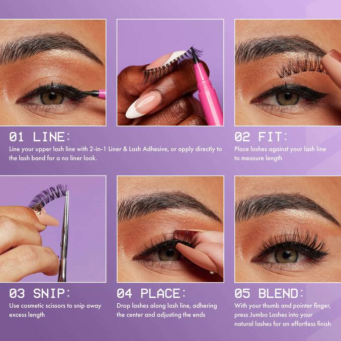 NYX Jumbo Lash Volumizing False Lash - Full Feather Flex