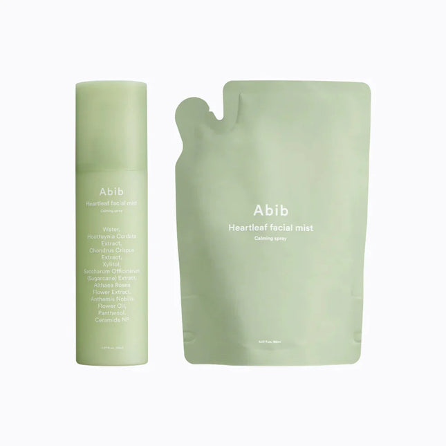 Abib Heartleaf facial mist Calming spray 300ML (150ML+150ML refill)