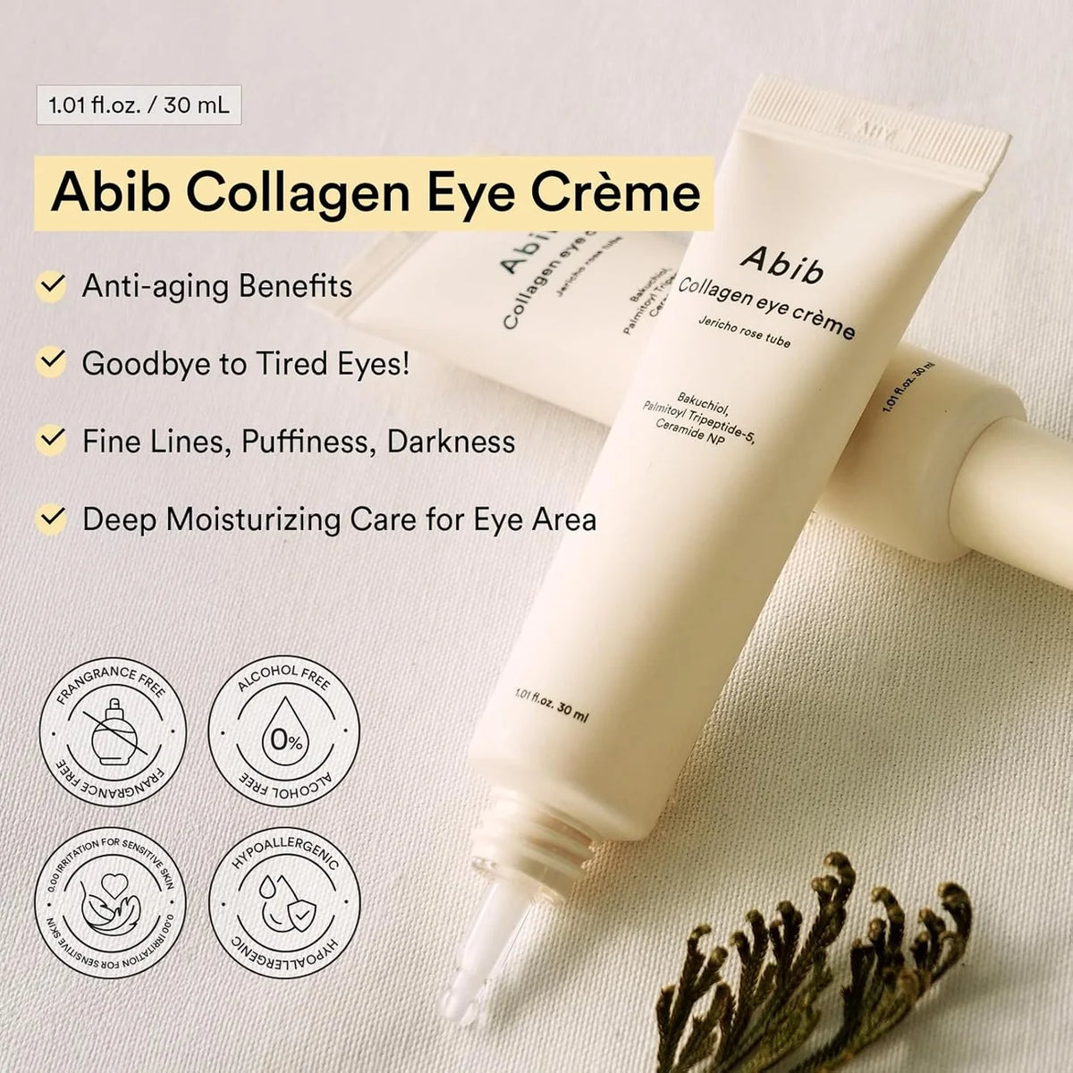Abib Collagen Eye Cream Jericho Rose Tube – 30 ml