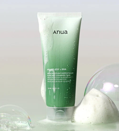 Anua Heartleaf Quercetinol Pore Deep Cleansing Foam- Limpiador facial 150ml
