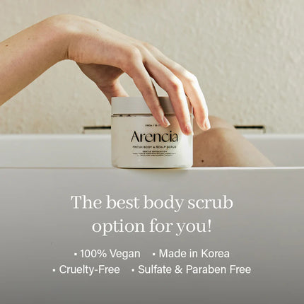 Arencia Fresh Cloud Sea Salt Body & Scalp Scrub