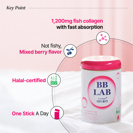 BB LAB Low Molecular Collagen 2g*30 sticks