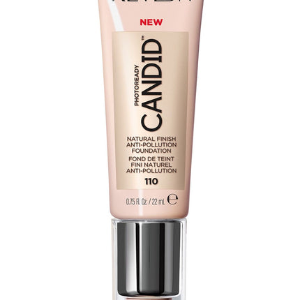 REVLON PhotoReady Base sincera de acabado natural, con ingredientes anticontaminantes, antioxidantes y antiluz azul.