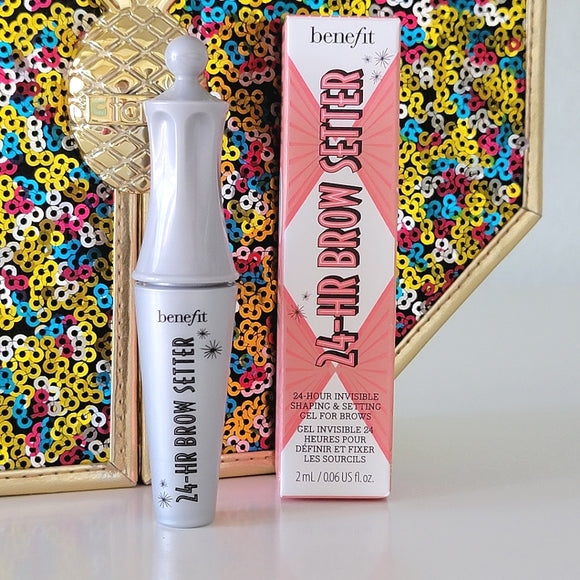 Benefit Gel transparente para cejas 24-HR Brow Setter con efecto laminado Mini