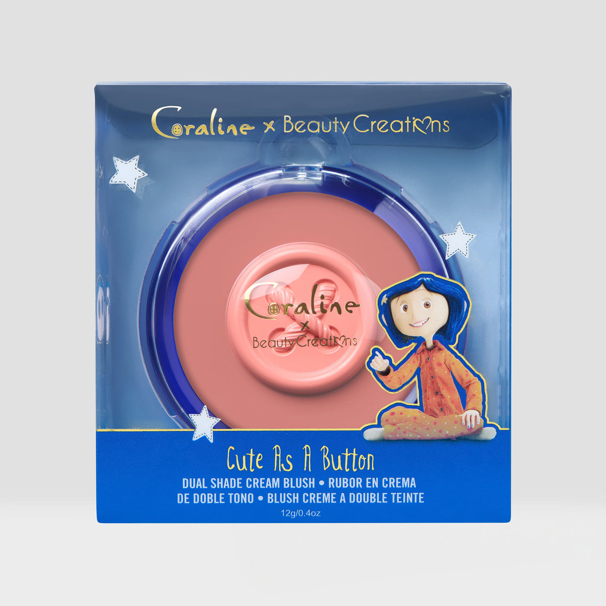 Beauty Creations x Coraline “Cute As A Button” Dual Shade Cream Blush