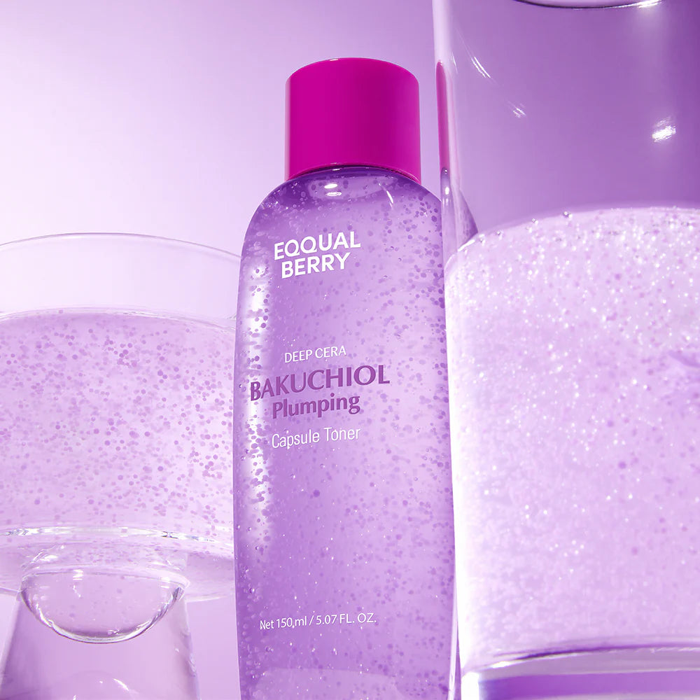 EQUALBERRY Bakuchiol Plumping Toner – Tónico Reafirmante e Hidratante 150ml