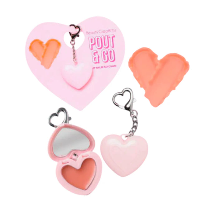 Beauty Creations Pout & Go Lip Balm Keychain