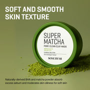 SOMEBYMI Super Matcha Pore Clean Clay Mask-Mascarilla facial para poros 100ml