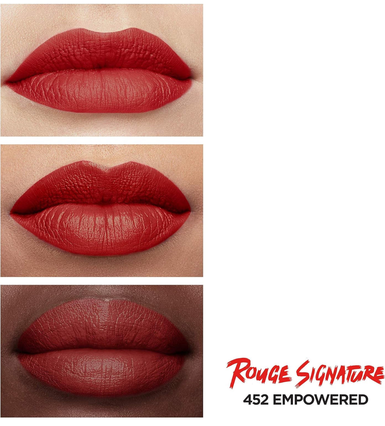 L'Oréal Paris Lipstick Rouge Signature - Pinta labios de larga duración acabado mate