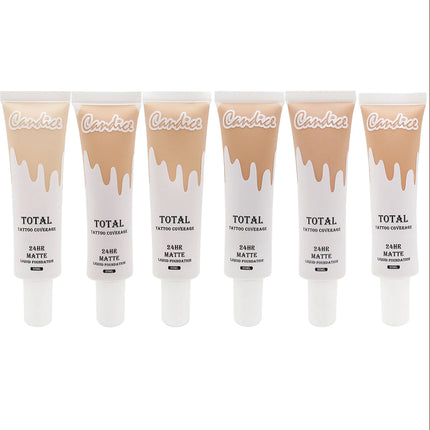 Base Líquida Cobertura Total de Tatuajes Candice