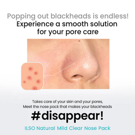 ilso Natural Mild Clear Nose Pack 5 sets