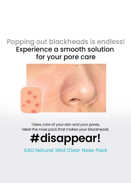 ilso Natural Mild Clear Nose Pack 5 sets