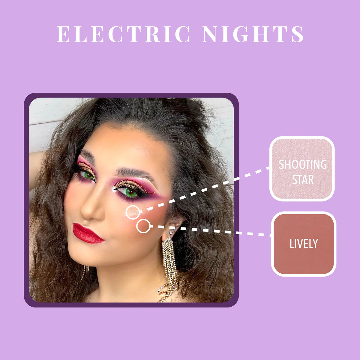 Moira Paleta Sombras Electric Nights Destiny Eye & Face Palette