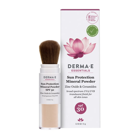 Derma E, Polvo mineral de protección solar, FPS 30