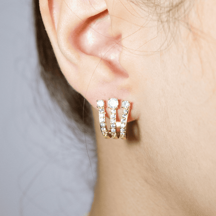 Aretes Chispas de "W"