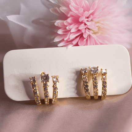 Aretes Chispas de "W"