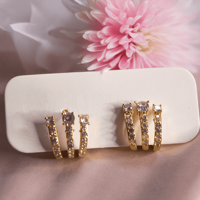 Aretes Chispas de "W"