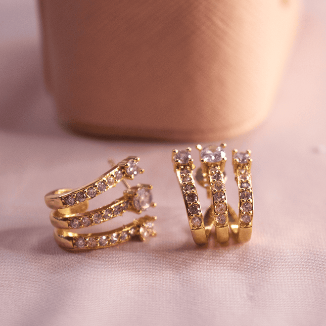 Aretes Chispas de "W"