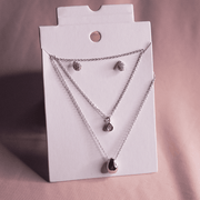 Juego Reflejo (aretes y collar)
