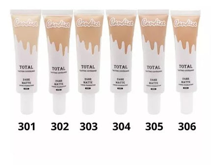 Base Líquida Cobertura Total de Tatuajes Candice