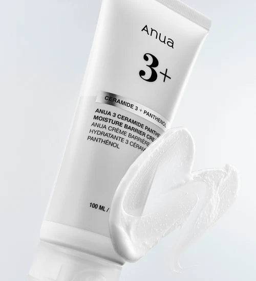 Anua - Crema 3+ Ceramide Panthenol para barrera cutánea no comedogénica
