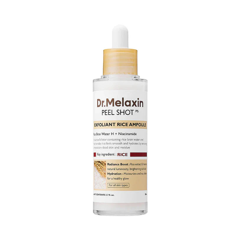 Dr. Melaxin - Peel Shot Exfoliating White Rice Ampoule - 80ml