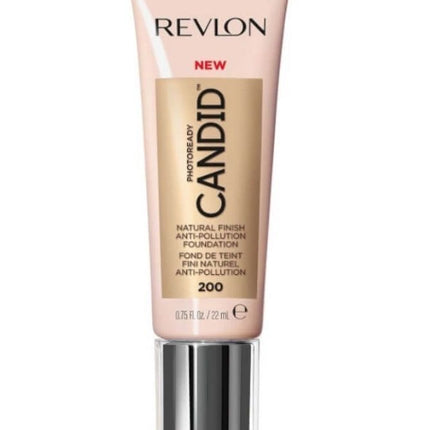 REVLON PhotoReady Base sincera de acabado natural, con ingredientes anticontaminantes, antioxidantes y antiluz azul.