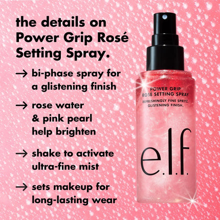 ELF power grip rosé setting spray (spray fijador bifásico)