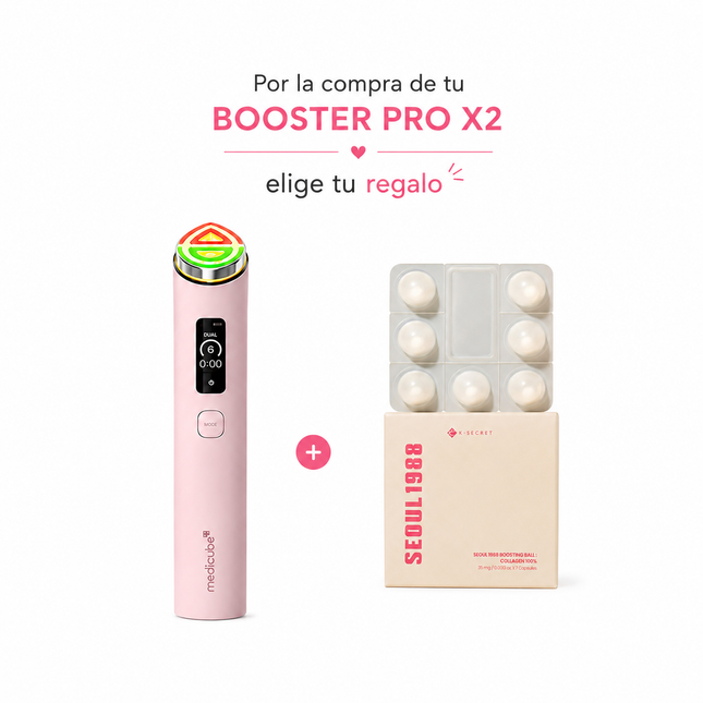 Medicube Booster Pro X2 y elige 1 regalo GRATIS