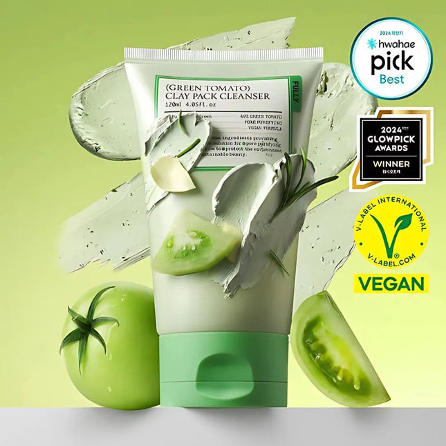 Fully Green Tomato Clay Mask Cleanser 120ml