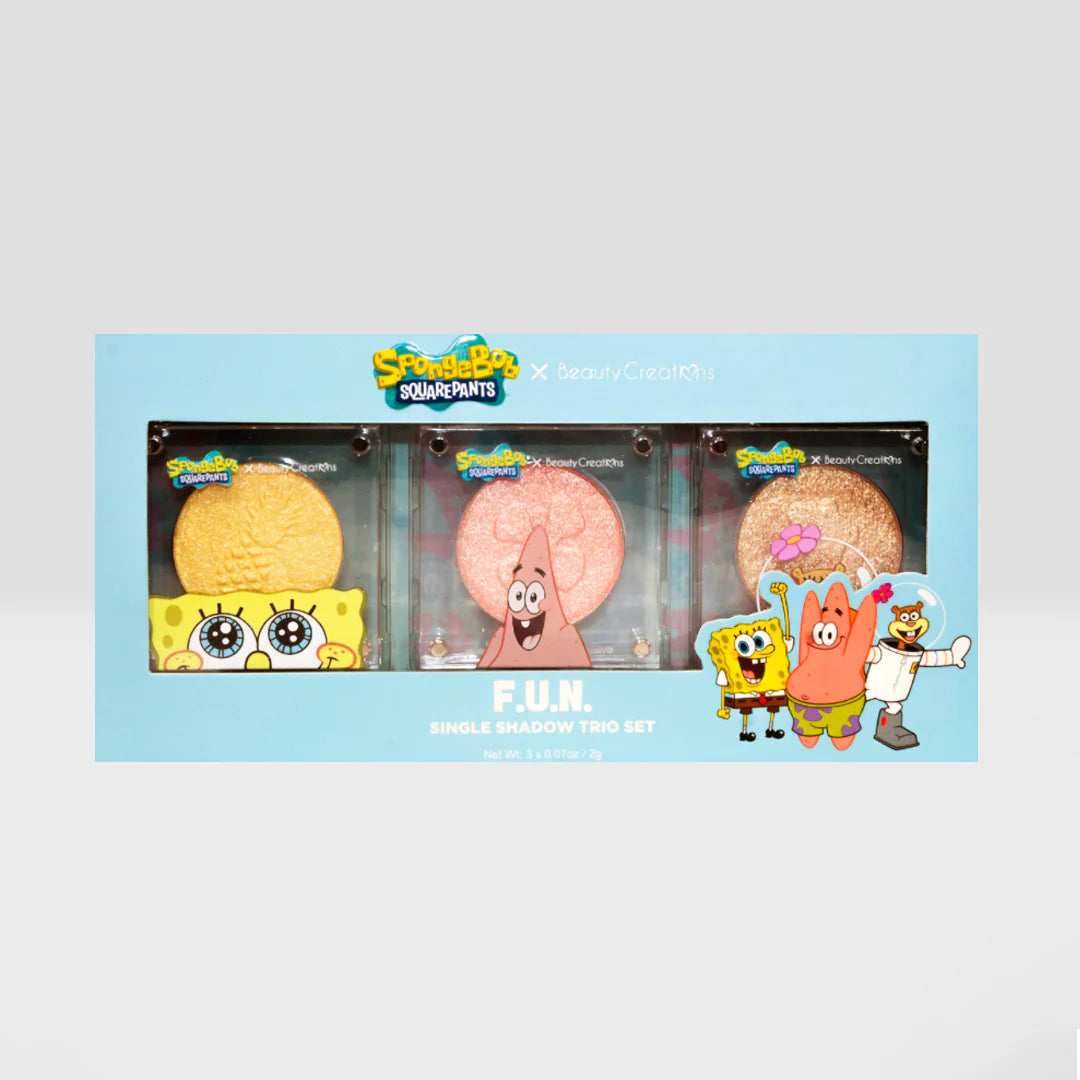 Beauty Creations -Set de Sombras Fun de Bob Esponja