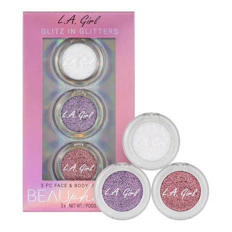 GLITZ IN GLITTERS CARA Y CUERPO BEAUPHORIA L.A. GIRL