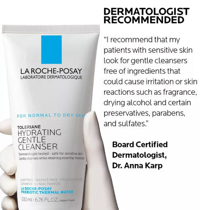 La Roche Posay Limpiador facial hidratante Toleriane