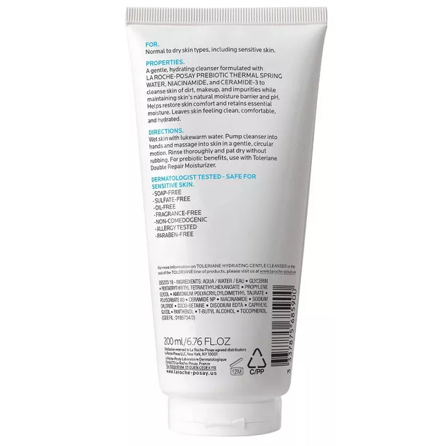 La Roche Posay Limpiador facial hidratante Toleriane