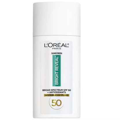 Loreal Loción de protección solar de amplio espectro Bright Reveal de L'Oréal Paris - FPS 50