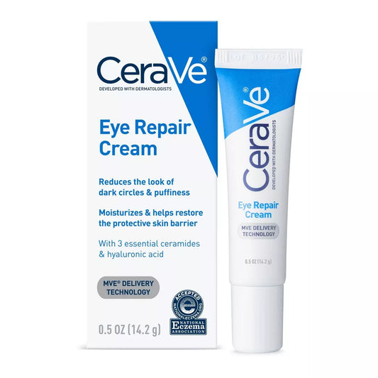 CeraVe Crema reparadora debajo de los ojos para ojeras e hinchazón 14.2g