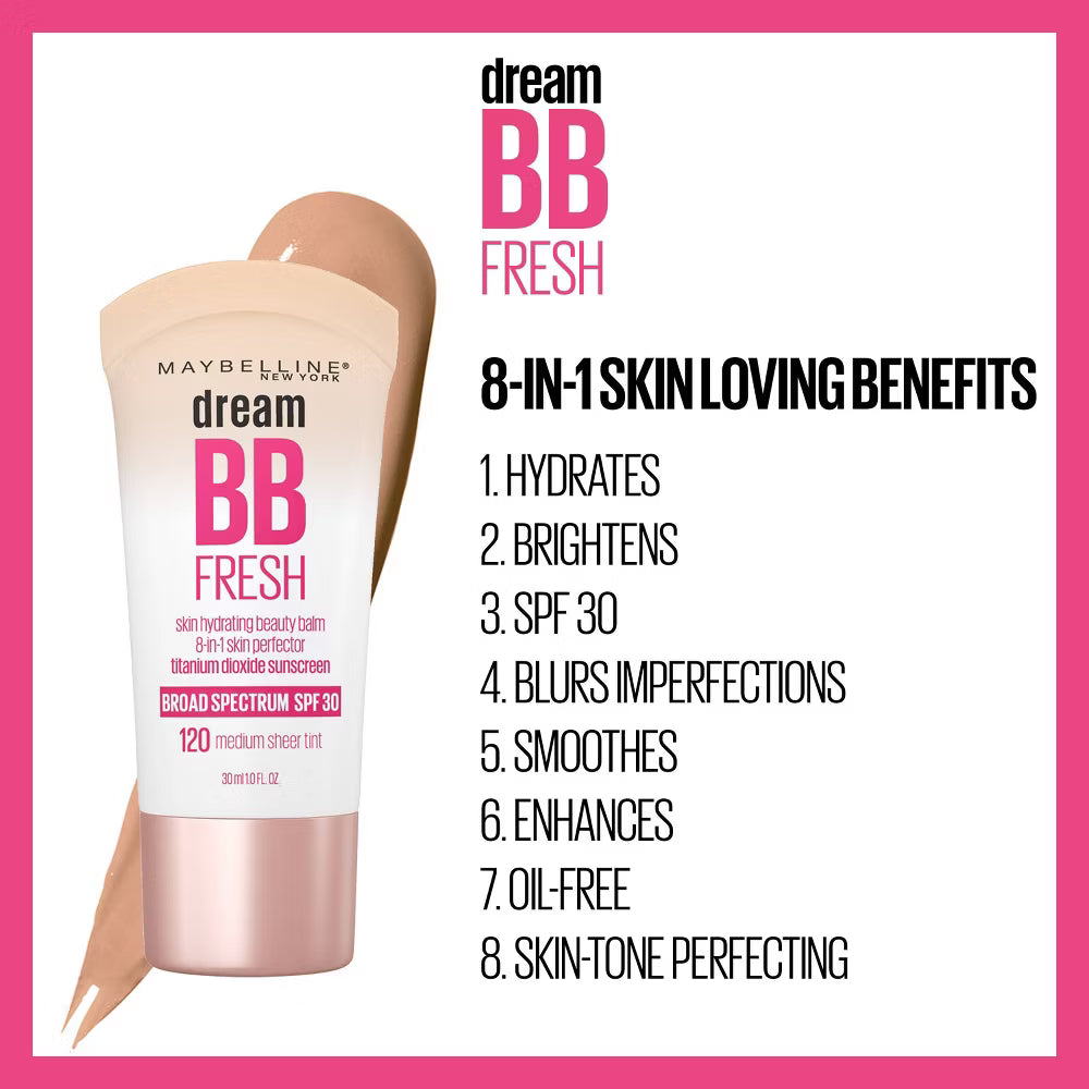 Maybelline Dream Fresh BB Cream 8 en 1 Skin Perfector - SPF30 30ml