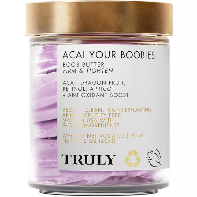TRULY Women's Acai Your Boobies Lifting Manteca reafirmante para el busto 60ml