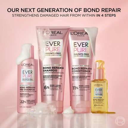 L'Oreal Paris EverPure Bond Repair Aceite-en-sérum capilar y protector térmico 49ml: