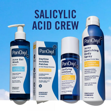 PanOxyl Acne Gel Wash for Face with 2% Salicylic Acid